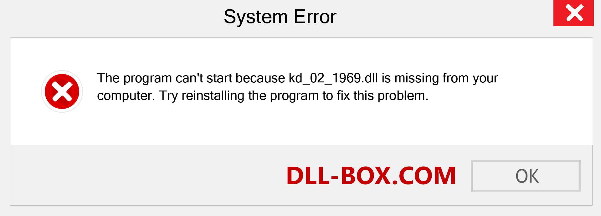  kd_02_1969.dll file is missing?. Download for Windows 7, 8, 10 - Fix  kd_02_1969 dll Missing Error on Windows, photos, images